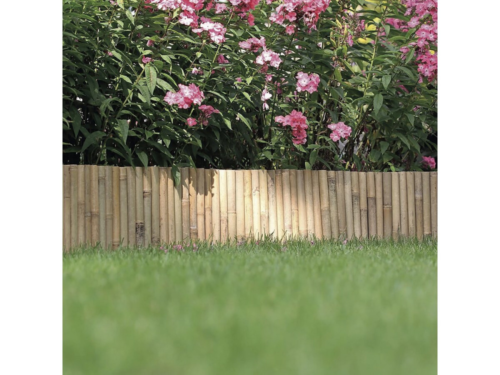 Borda - "Bamboo Border" - Conjunto de 6 - 0.35 x 1.00 m - Bege