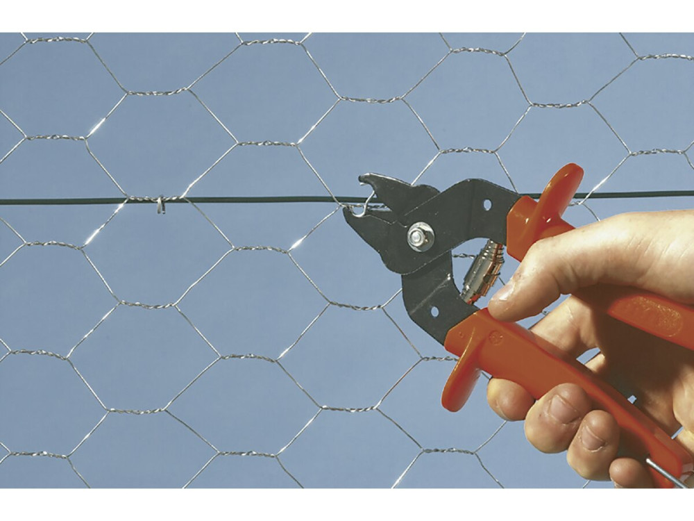 Rede de arame - "Galvanex" - 1.00 x 25 m - Cinzento