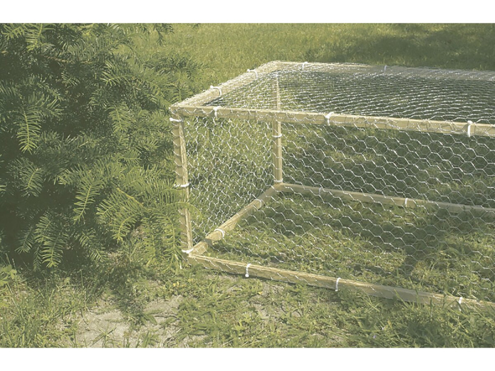 Rede de arame - "Galvanex" - 1.00 x 25 m - Cinzento