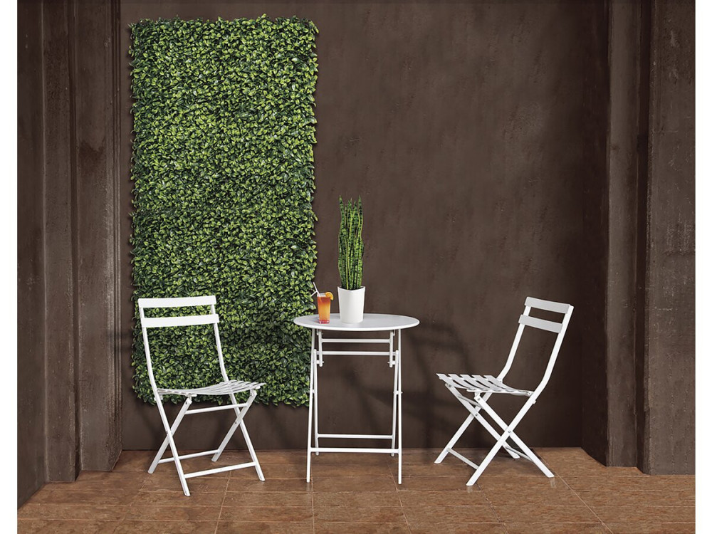 Painel de relva - "Vertical Lauro" - Conjunto de 6 - 1.00 x 1.00 m - Verde
