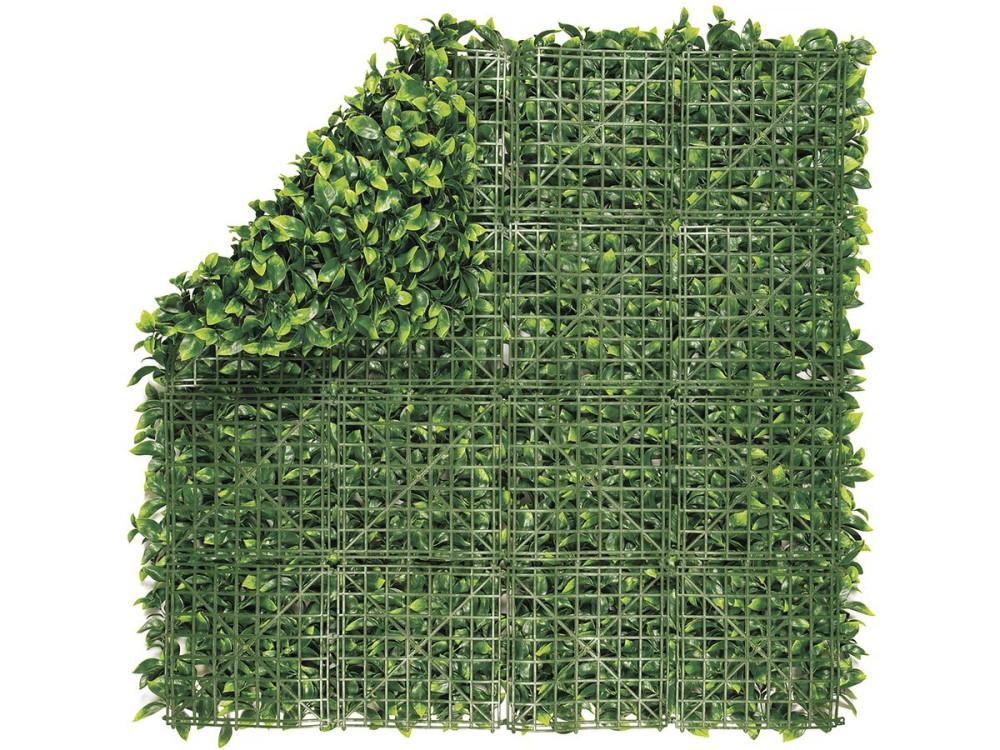 Painel de relva - "Vertical Lauro" - Conjunto de 6 - 1.00 x 1.00 m - Verde
