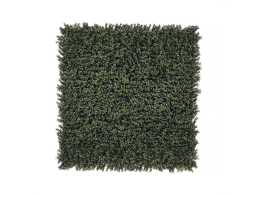 Painel vegetal "Buxus" vertical - Conjunto de 4 - 1,00 x 1,00 m - Verde