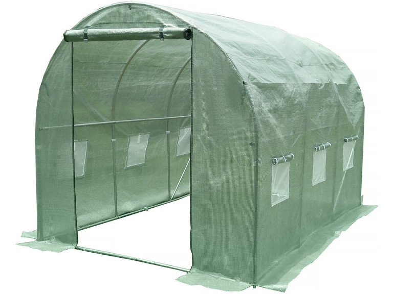 Estufa de jardim tipo túnel "Lys" - 6 m² - 130 g - Verde
