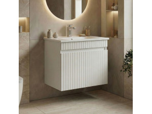 Móvel para lavatório «Tivoli 65» - 65 x 45 x 57 cm - Branco mate 2