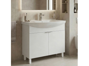 Móvel para lavatório «Purus 80» - 80 x 50 x 83 cm - Branco 2