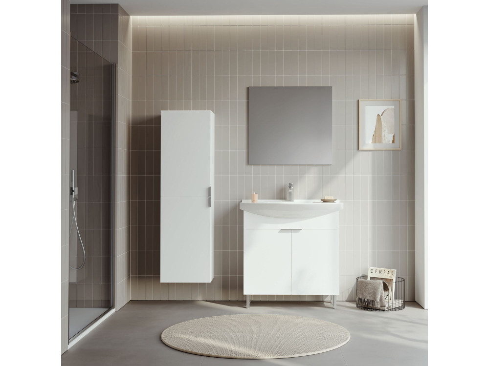 Móvel para lavatório «Purus 80» - 80 x 50 x 83 cm - Branco