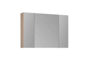 Móvel de casa de banho com espelho «Side 100» - 100 x 16 x 66 cm - Carvalho