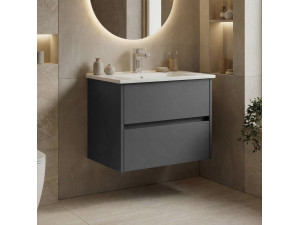 Móvel para lavatório «Side 65 v2» - 65 x 45 x 52 cm - Antracite mate 2