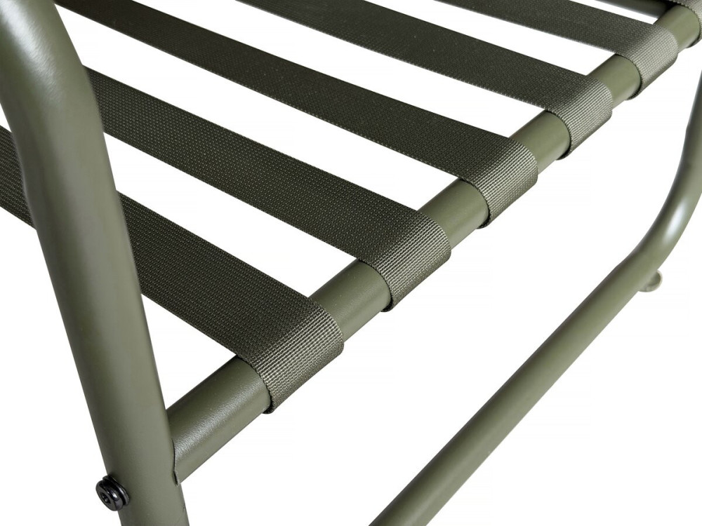 Conjunto de mobiliário de jardim em metal "Sora" com almofadas - 4 lugares - Verde