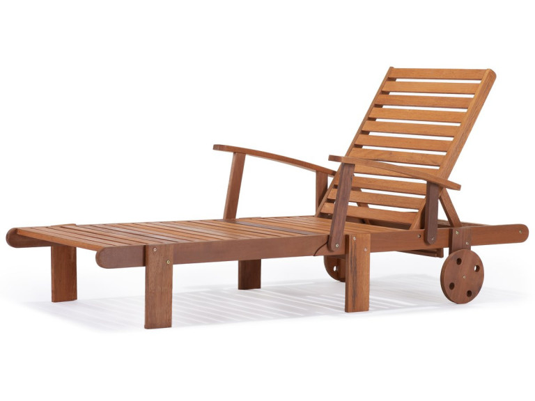 Espreguiçadeira dobrável de madeira "Tokyo" - Maple - Marrom claro