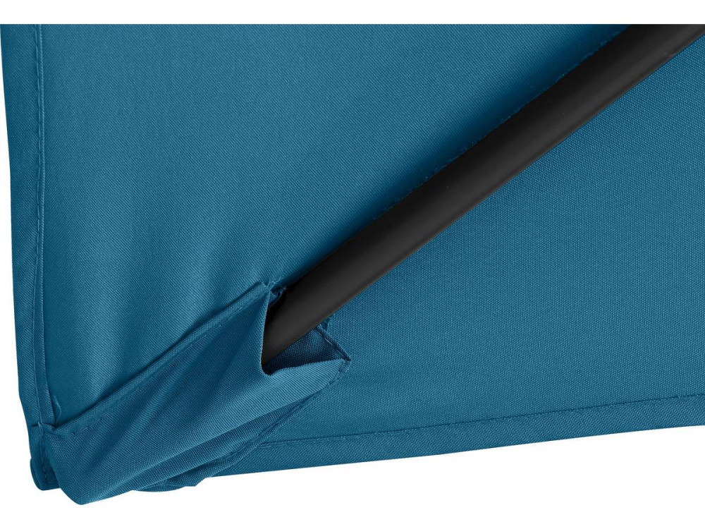 Guarda-sol de jardim "Sol 2" - Retângulo - 2 x 3 m - Azul + Ladrilhos de lastro incluídos