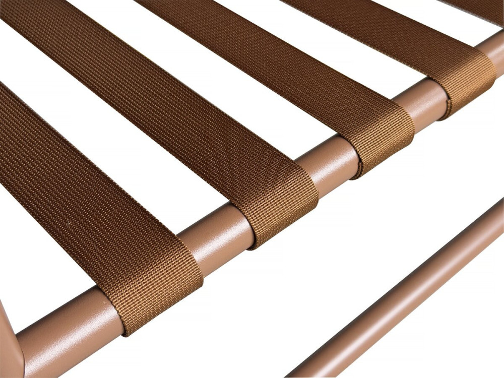 Conjunto de mobiliário de jardim em metal "Sora" com almofadas - 4 lugares - Terracota