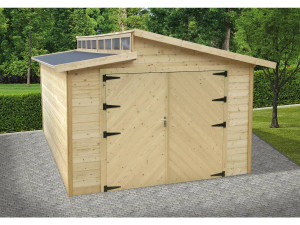 Garagem em madeira "Torino" - 20,88 m2 - 3,64 x 5,74 x 2,92 m - 28 mm 2