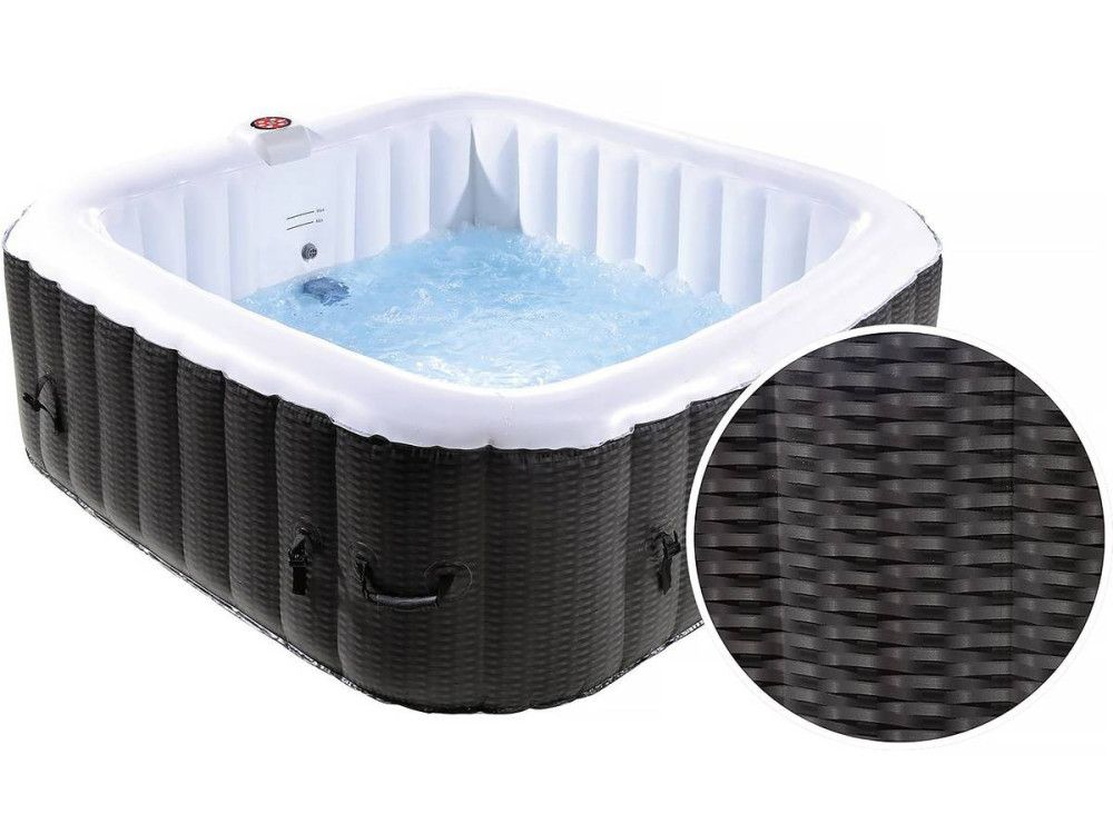 Spa Inflável  "Nice" em PVC - 6 lugares - Marrom/ Creme