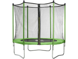 Trampolim “Yoopi” - Ø 2,44 m - com rede + escada + cobertura + kit âncora 2