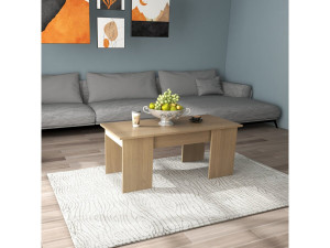 Mesa de centro "Diana" - 102 x 50 x 43 cm - Carvalho 2