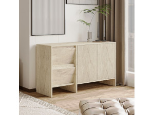 Aparador de madeira Laris 130" - 130 x 44 x 82 cm - Travertino 2