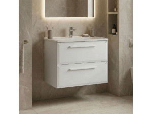 Móvel para lavatório «Nuvola 65 v2» - 65 x 50 x 62 cm - Branco 2