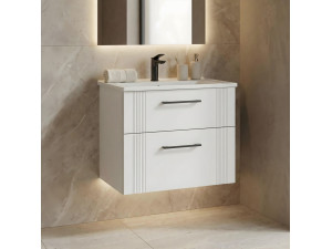 Móvel para lavatório «Bari 65 v2» - 65 x 45 x 55 cm - Branco mate 2