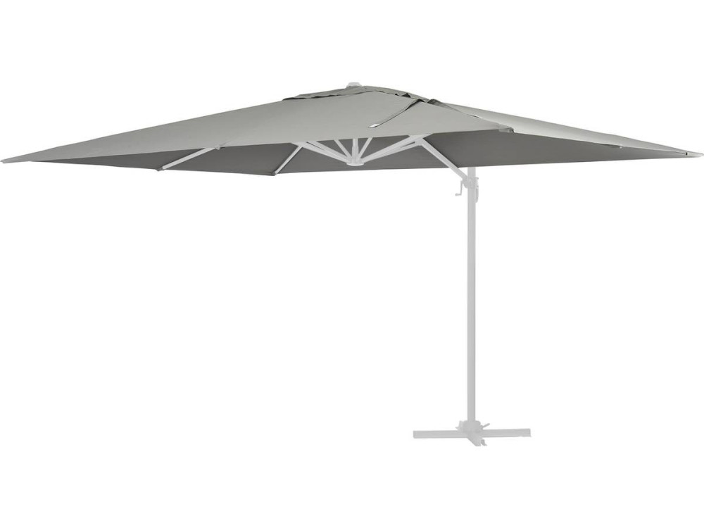 Tela para guarda-sol deportado de jardim "Sun 3" - 3 x 3 m - Cinza claro