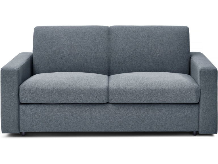 Sofá convertível em tecido "Diana" Express - cama de 120 cm - 2 lugares - Cinza