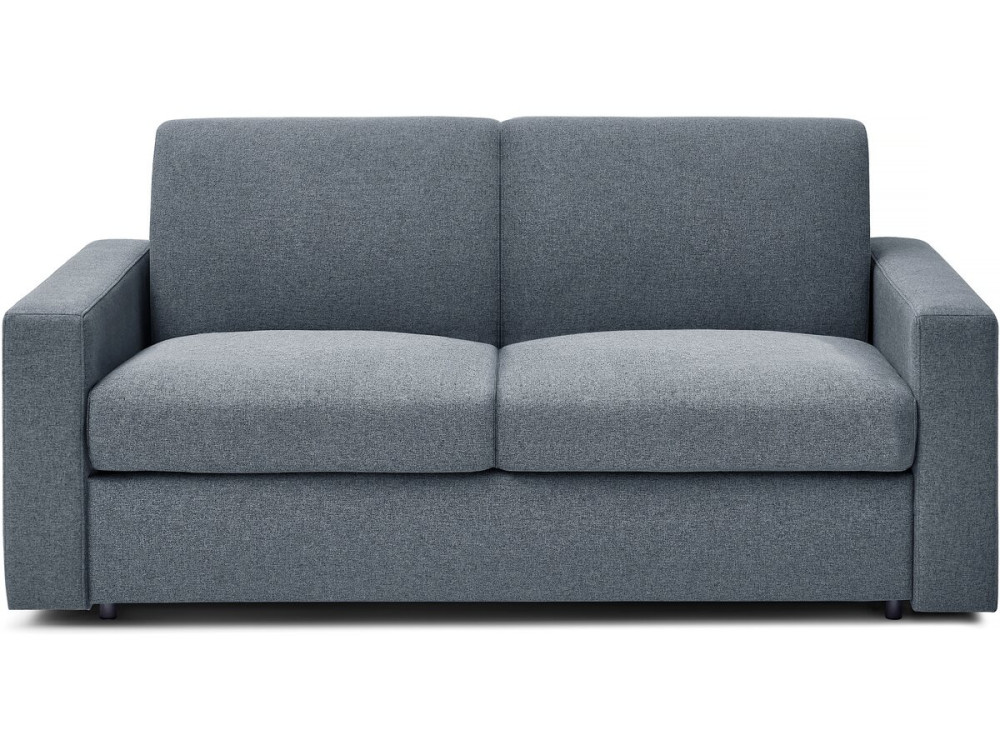 Sofá convertível em tecido "Diana" Express - cama de 120 cm - 2 lugares - Cinza