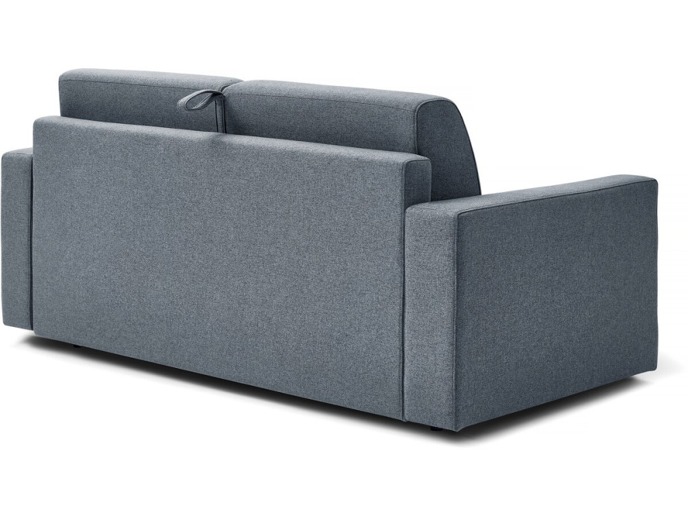 Sofá convertível em tecido "Diana" Express - cama de 120 cm - 2 lugares - Cinza