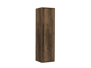 Armário de casa de banho «Galia 40» - 40 x 30 x 138 cm - Nogueira Escura