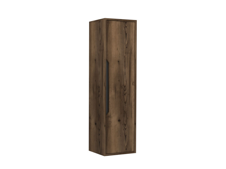 Armário de casa de banho «Galia 40» - 40 x 30 x 138 cm - Nogueira Escura