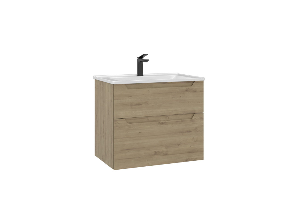 Móvel para lavatório «Messina 65 v2» - 65 x 45 x 55 cm - Carvalho