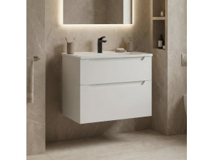 Móvel para lavatório «Messina 65 v2» - 65 x 45 x 55 cm - Branco mate 2