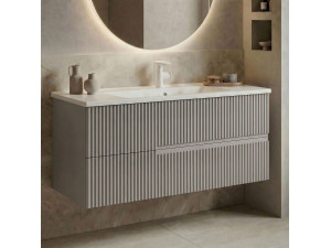 Móvel para lavatório «Moonlight 120» - 121 x 51 x 51 cm - Matte Mink 2