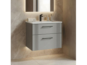 Móvel para lavatório «Bari 65 v2» - 65 x 45 x 55 cm - Cashmere mate 2