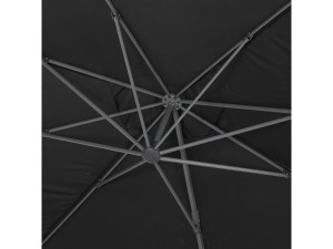 Ombrelone de Jardim Suspenso Alumínio "Sun 4"- Retangular - 3 x 4 m - Preto - Com Contrapeso 2