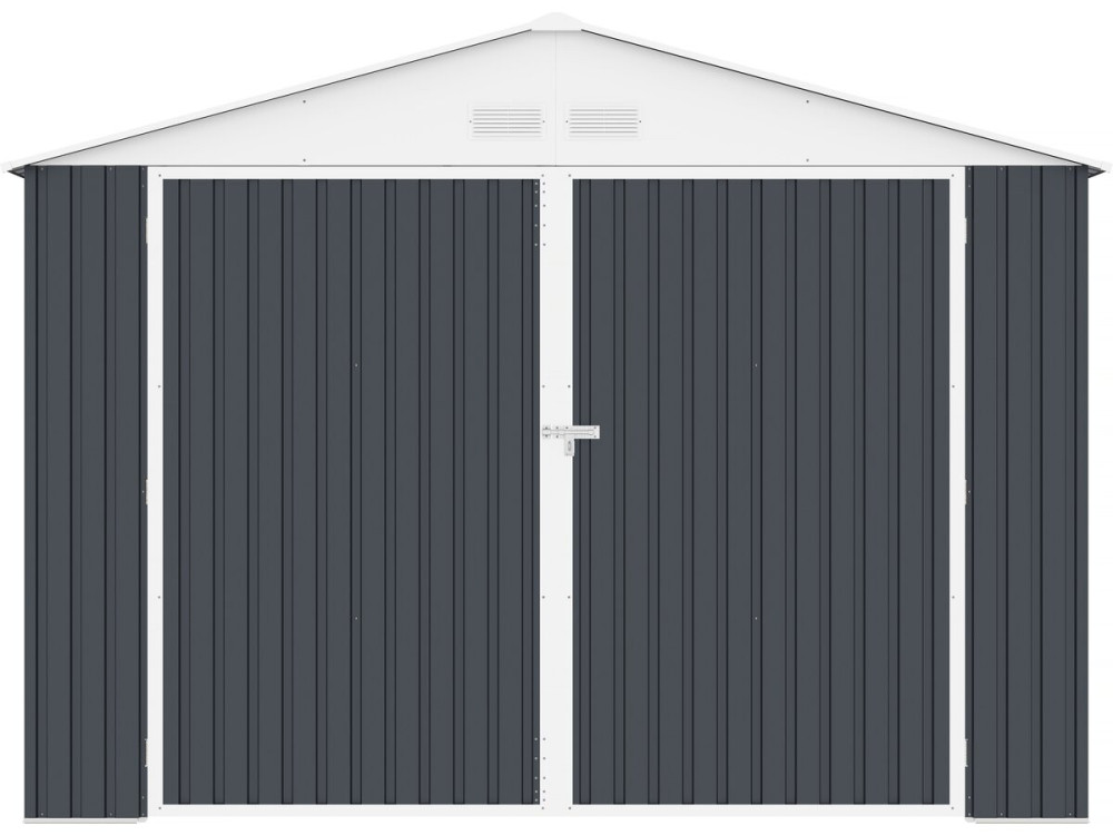 Garagem metálica "Houston" 15,36 m² - Antracite
