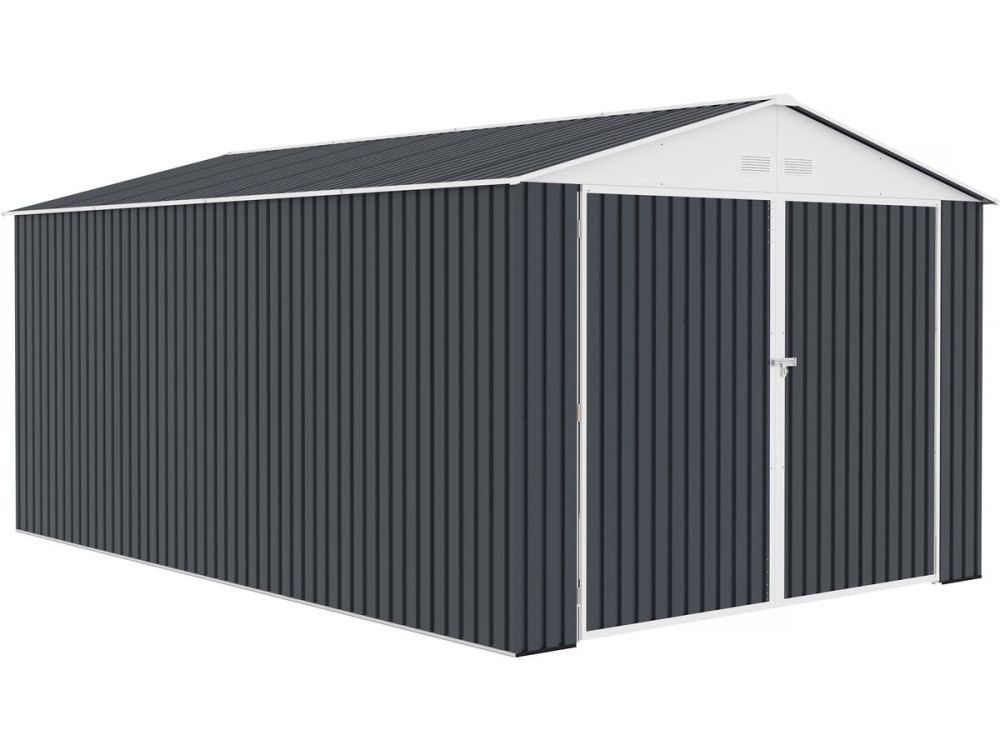 Garagem metálica "Houston" 15,36 m² - Antracite