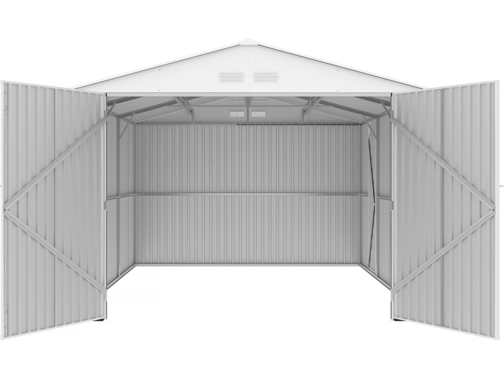 Garagem metálica "Houston" 15,36 m² - Antracite