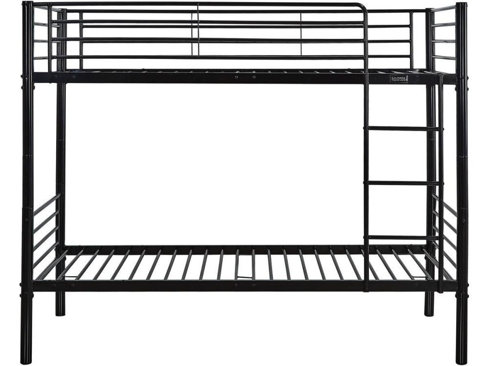 Beliche "ADAM" - 90 x 190 cm - Metal - Preto