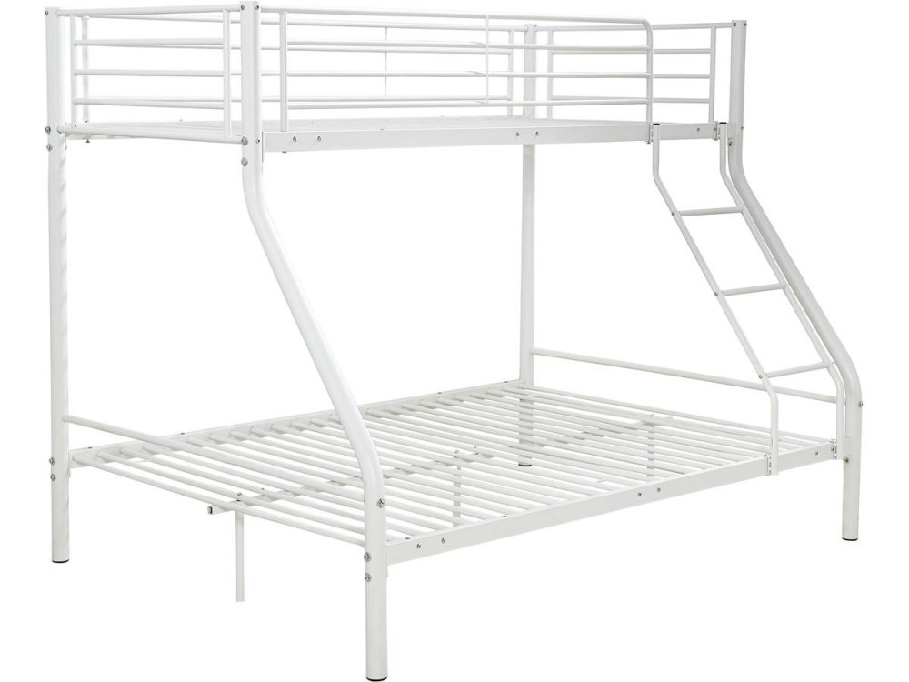Beliche metálico "Leo" Molas box incluídas - 90/140 x 190 cm - Branco