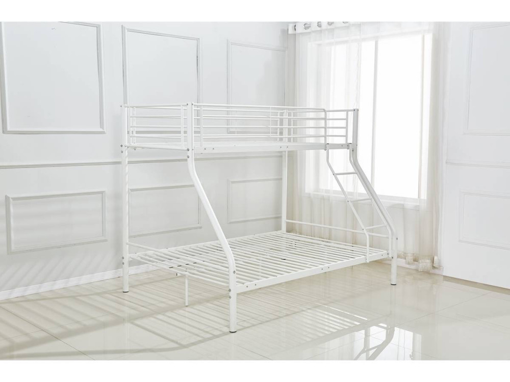 Beliche metálico "Leo" Molas box incluídas - 90/140 x 190 cm - Branco