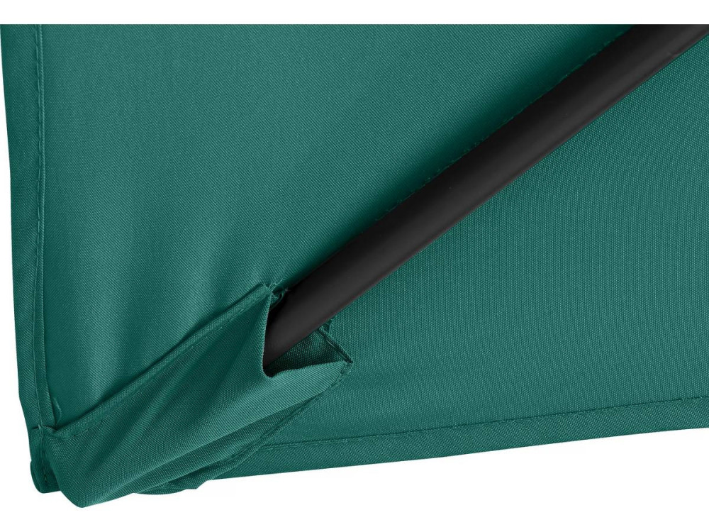 Guarda-sol de jardim "Sol 2" - Retângulo - 2 x 3 m - Verde + Lajes ponderadas incluídas