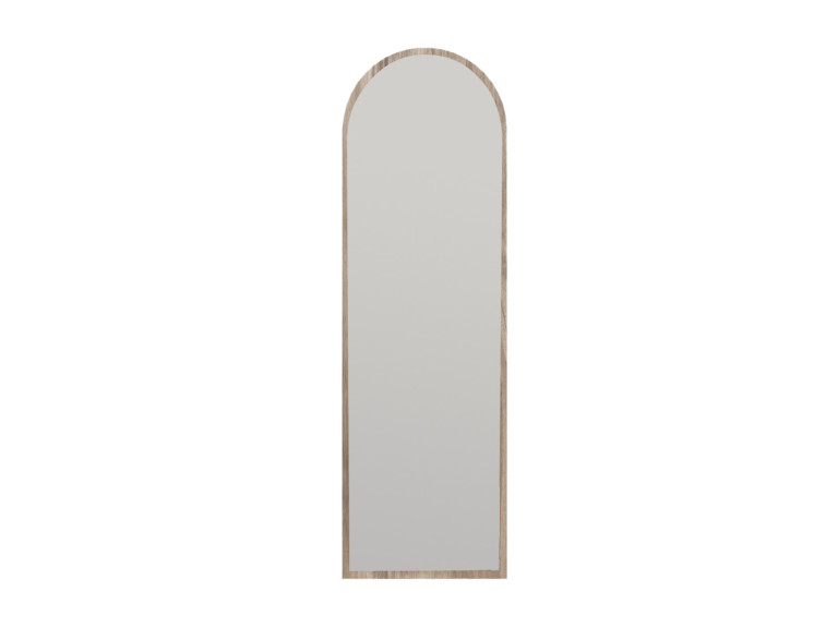 Espelho de madeira "Emma" - 50 x 160 cm - Castanho