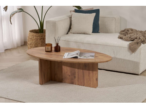 Mesa de centro em madeira "Orba" - 120 x 65 x 40 cm - Pinho Atlântico 2