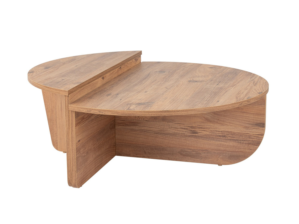 Mesa de centro em madeira "Orion" - 90 x 60 x 30 cm - Pinho Atlântico