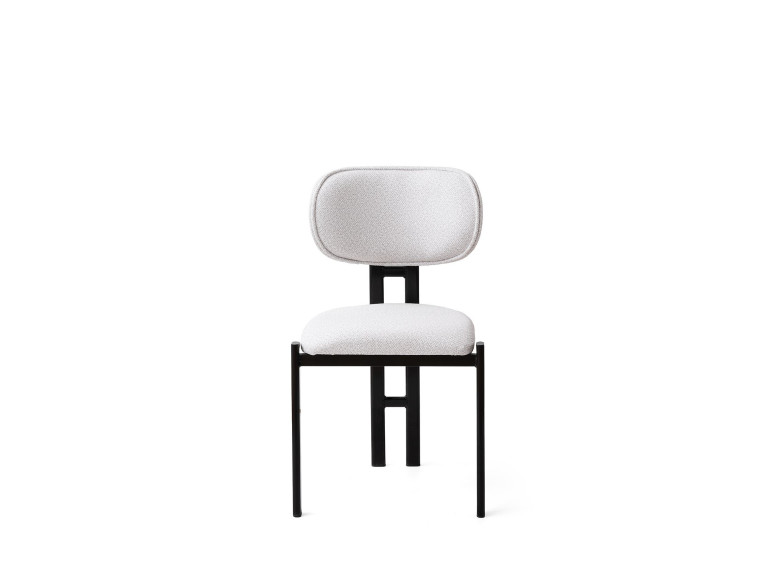 Conjunto de cadeiras metálicas "Muriz" (2 peças) - Branco