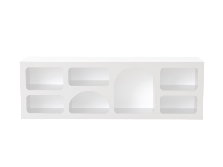 Aparador "Ferlis" em madeira - 160 x 40 x 51 cm - Branco