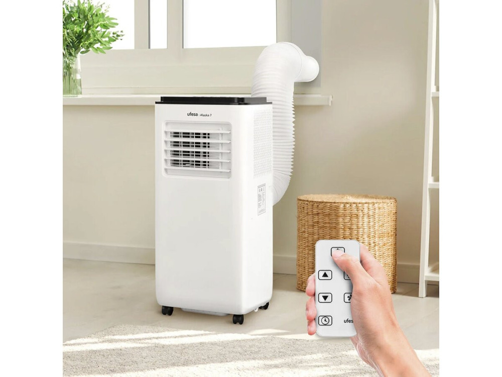 Ar condicionado portátil monobloco de 7000 BTU com tubo de evacuação - Até 20 m²