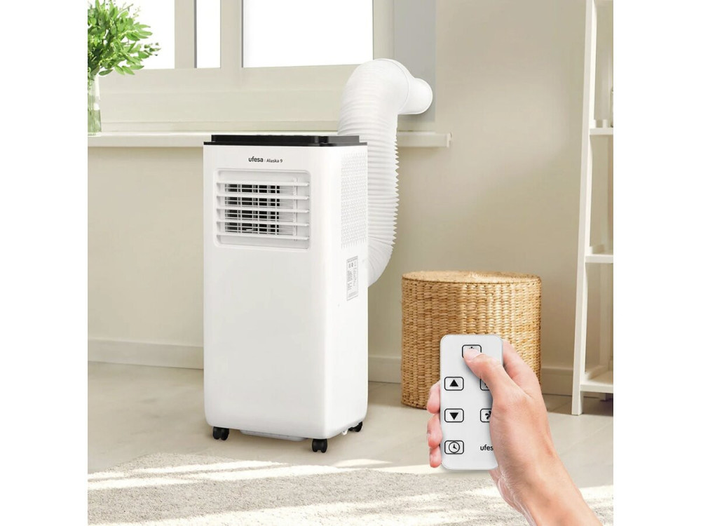 Ar condicionado portátil monobloco de 9000 BTU com tubo de evacuação - Até 30 m²