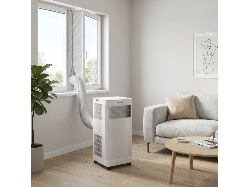 Ar condicionado portátil de 8000 BTU com tubo de evacuação - 28 m²