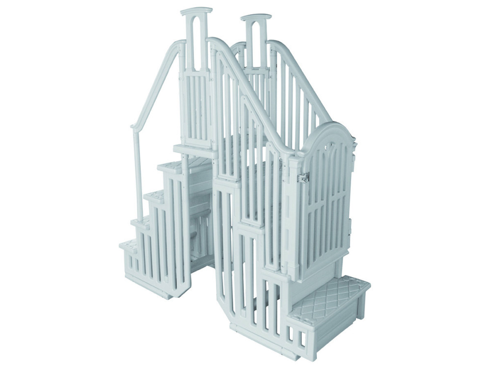 Escada dupla para piscina